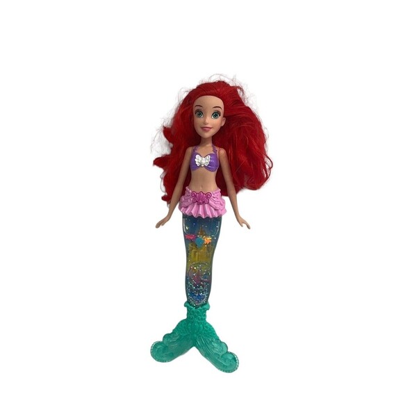 Disney Princess Little Mermaid Glitter 'N Glow Ariel Doll with Lights - Picture 1 of 16
